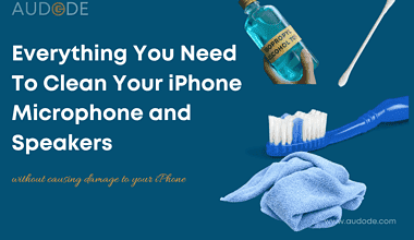 clean iPhone microphone and speakers